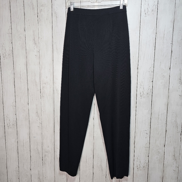 MISOOK EXCLUSIVELY Women's Black Knit Pullon Pants Elastic Waist Size Small. - Picture 6 of 6